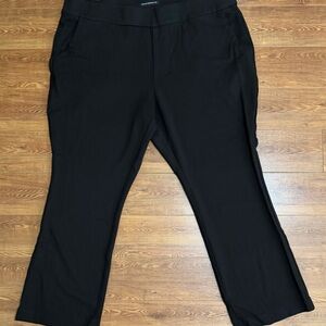 Women’s Black Pants by Counterparts - Size 3X - Flare Leg - Elastic Waistband